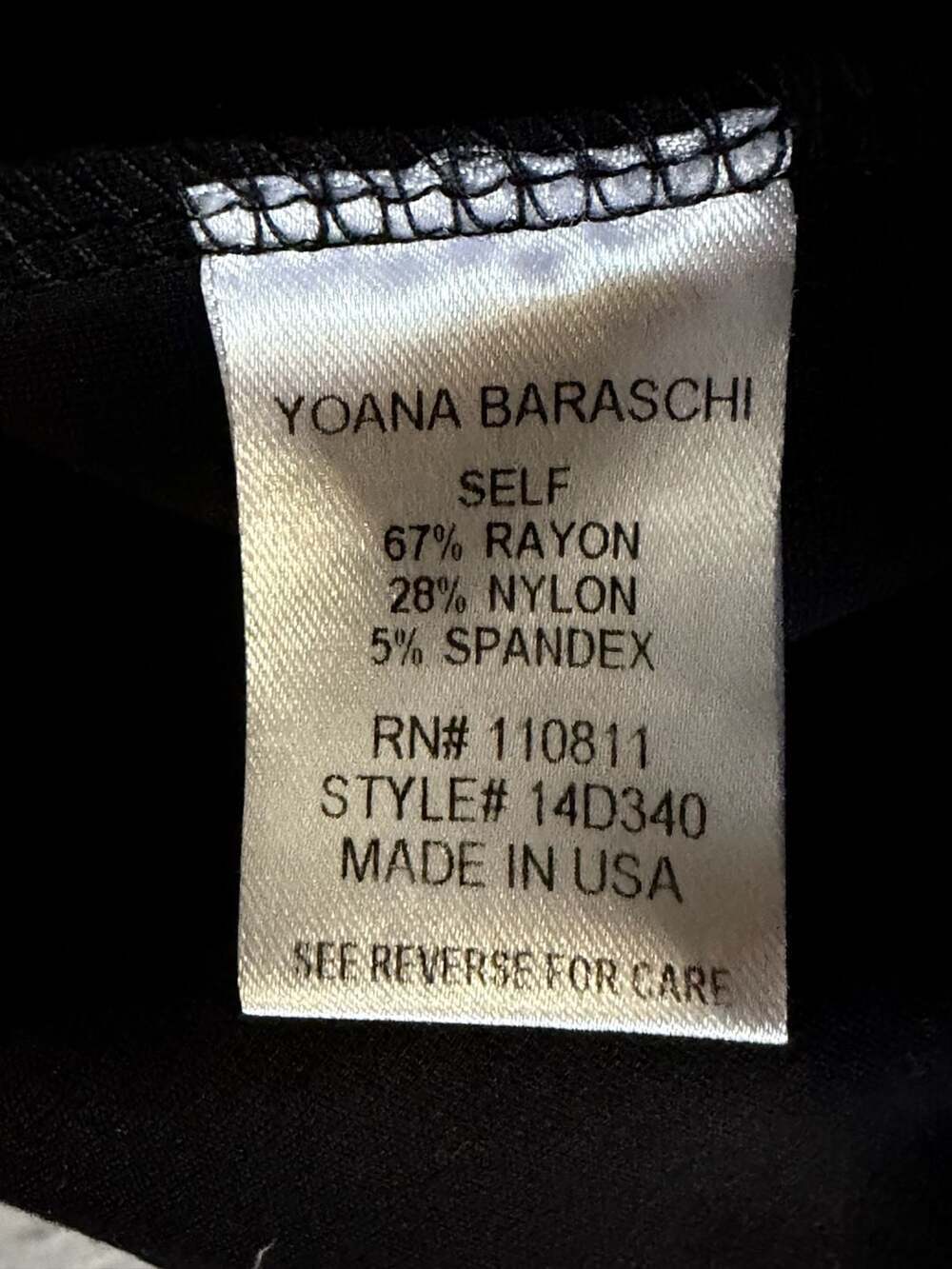 Yoana Baraschi French Legion Black Bodycon Dress - Picture 4 of 6